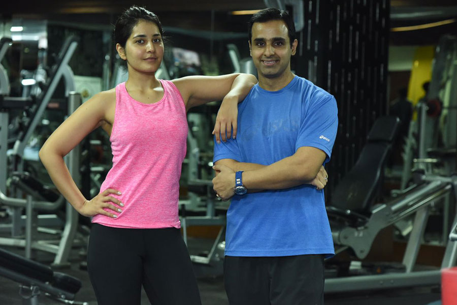 Rashee Khanna at 360 Degree Fitness