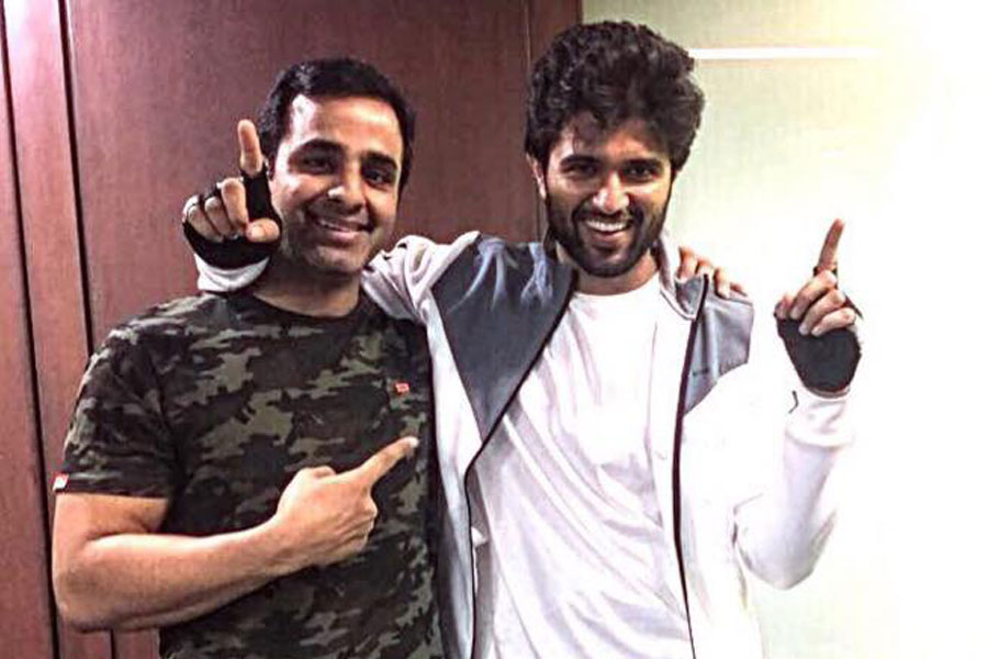 Vijay Devarakonda at 360 Degree Fitness